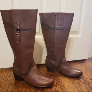 WIDE CALF Bendables Tall Leather Boots